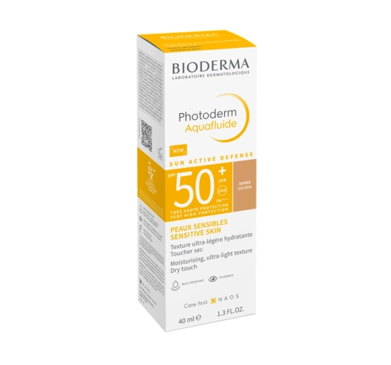 Bioderma Photoderm Aquafluide ультралегкий флюїд SPF50+ Golden 40мл