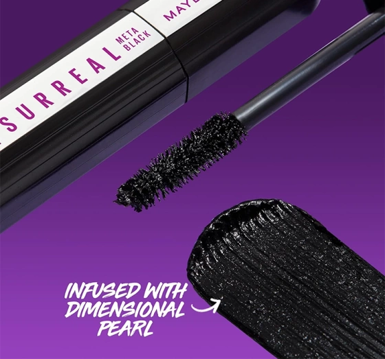 MAYBELLINE THE FALSIES SURREAL ТУШЬ ДЛЯ РЕСНИЦ 02 META BLACK 10МЛ