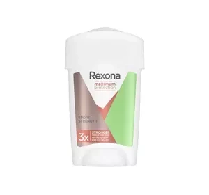 REXONA MAXIMUM PROTECTION АНТИПЕРСПИРАНТ В ФОРМЕ КРЕМА ДЛЯ ЖЕНЩИН SPORT STRENGTH 45МЛ