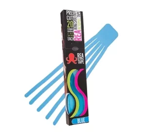 REA TAPE OCTOPUS КИНЕЗИО ТЕЙП BLUE 20 ШТ