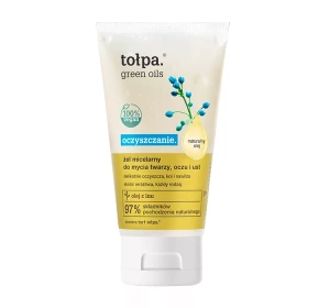 TOŁPA GREEN OILS ОЧИЩЕНИЕ МИЦЕЛЛЯРНЫЙ ГЕЛЬ ДЛЯ УМЫВАНИЯ ЛИЦА И ГЛАЗ 150МЛ