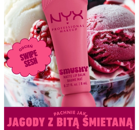 Нажмите на картинку, чтобы ее увеличить NYX Professional Makeup Smushy матовый бальзам для губ 02 Swipe Sesh 8 мл