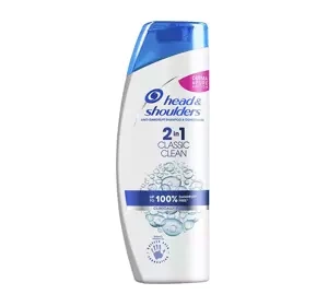 HEAD & SHOULDERS 2IN1 ШАМПУНЬ ДЛЯ ВОЛОС С КОНДИЦИОНЕРОМ  CLASSIC CLEAN 400МЛ