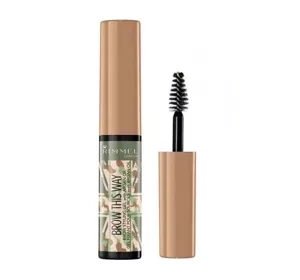 RIMMEL BROW THIS WAY CAMO COLLECTION ГЕЛЬ ДЛЯ БРОВЕЙ 001 BLONDE 5МЛ