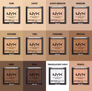 NYX PROFESSIONAL MAKEUP CAN'T STOP WON'T STOP МАТИРУЮЩАЯ ПУДРА 09 DEEP 6Г