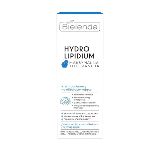 BIELENDA HYDRO LIPIDIUM УВЛАЖНЯЮЩИЙ И УСПОКАИВАЮЩИЙ КРЕМ ДЛЯ ЛИЦА 50МЛ