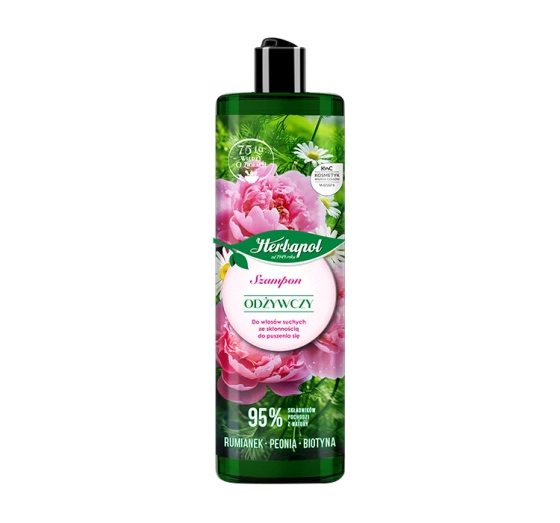 Herbapol живильний шампунь для нормального та сухого волосся 400 мл