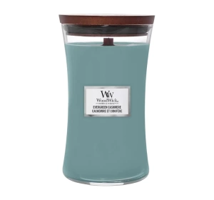 Woodwick Large Jar Candle ароматична свічка Evergreen Cashmere 610 г