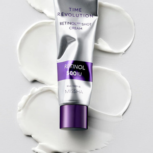 Missha Time Revolution Retinol 500 Shot Cream — укрепляющий крем для лица с ретинолом, 60 мл