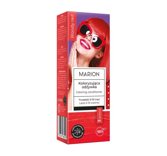 MARION ОТТЕНОЧНЫЙ КОНДИЦИОНЕР ДЛЯ ВОЛОС BLOODY RED 2x35МЛ