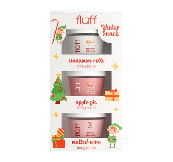 Fluff Winter Snack подарунковий набір для догляду за тілом