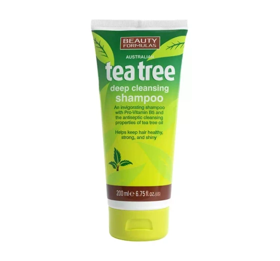 BEAUTY FORMULAS TEA TREE DEEP CLEANSING SHAMPOO ОЧИЩАЮЧИЙ ШАМПУНЬ ДЛЯ ВОЛОССЯ 200МЛ