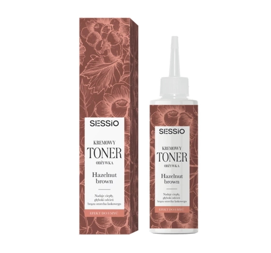 Sessio кремовый тоник-кондиционер для волос Hazelnut Brown 100мл