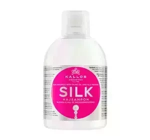 KALLOS KJMN SILK ШАМПУНЬ ДЛЯ ВОЛОС С ШЕЛКОМ 1000 МЛ