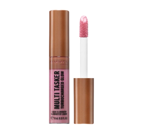 Rimmel Multi-Tasker Turbocharged Glow освітлюючі рідкі рум'яна 001 Not Basic B 10 мл