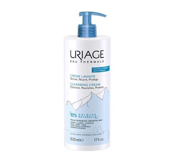 Uriage Eau Thermale Creme Lavante питательный крем для очищения лица и тела 500 мл
