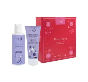 Hagi Plum Alone набор косметики для ухода за телом: гель для душа + бальзам для тела