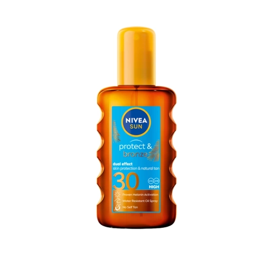 NIVEA SUN PROTECT & BRONZE СПРЕЙ ДЛЯ ЗАСМАГИ SPF30 200МЛ