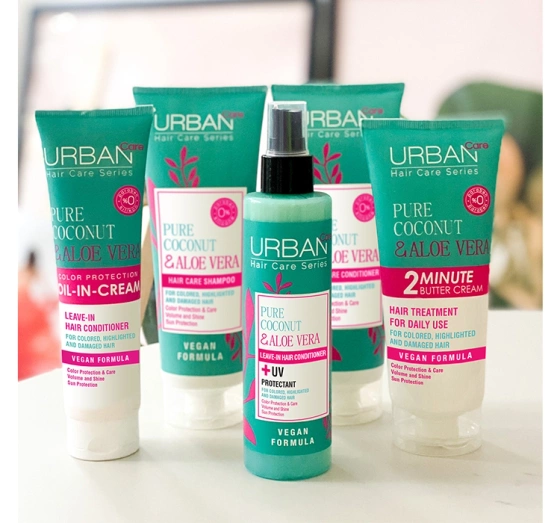 URBAN CARE PURE COCONUT&ALOE VERA ШАМПУНЬ ДЛЯ ВОЛОССЯ 250МЛ