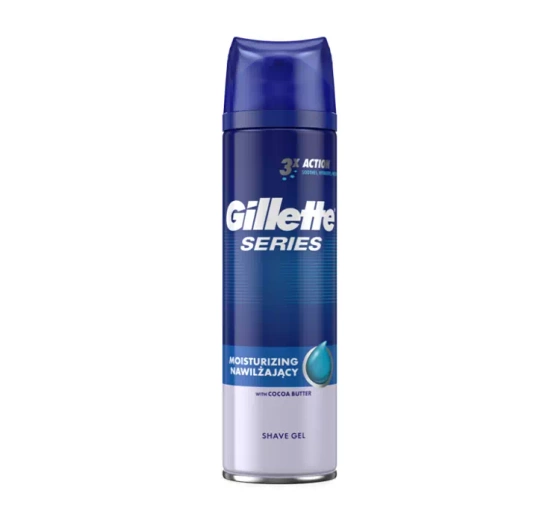 GILLETTE SERIES 3X MOISTURIZING УВЛАЖНЯЮЩИЙ ГЕЛЬ ДЛЯ БРИТЬЯ 200 МЛ