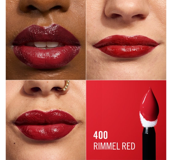 Нажмите на картинку, чтобы ее увеличить Rimmel Thrill Seeker Lip Latex жидкая помада для губ 400 Rimmel Red 6мл