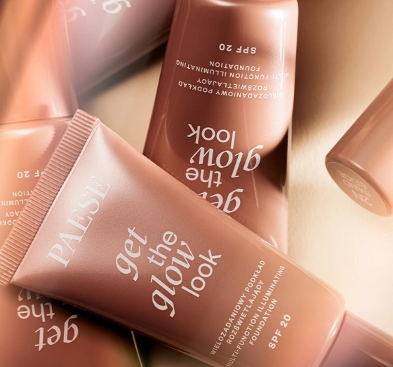 Paese Get The Glow Look сяючий тональний крем для обличчя 1N Light Beige 30мл