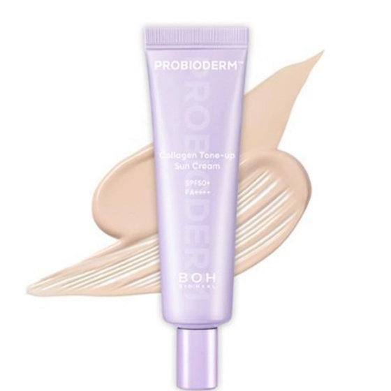 Bioheal Boh Probioderm Collagen Tone-up Sun Cream тонуючий крем із сонцезахисним фільтром SPF50+ PA++++ 50 мл