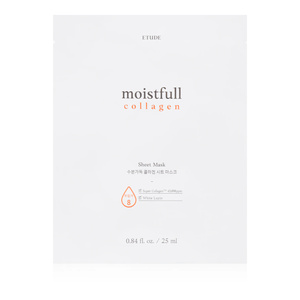 Etude House Moistfull Collagen Deep Sheet Mask увлажняющая тканевая маска с коллагеном 37 мл