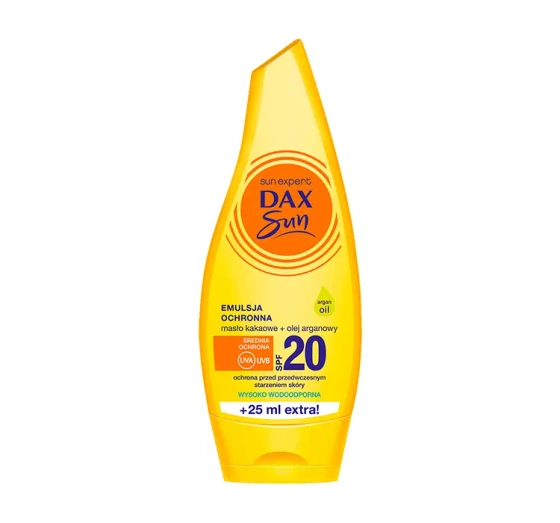 DAX SUN СОНЦЕЗАХИСНА ЕМУЛЬСІЯ ДЛЯ ЗАСМАГИ SPF 20 175МЛ