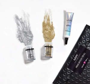 NYX PROFESSIONAL MAKEUP GLITTER BRILLANTS БЛИСКІТКИ ДЛЯ ОБЛИЧЧЯ ТА ТІЛА 07 ICE 2,5Г