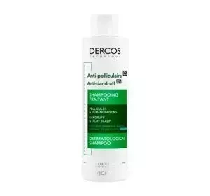 VICHY DERCOS TECHNIQUE ШАМПУНЬ ПРОТИВ ПЕРХОТИ ДЛЯ НОРМАЛЬНЫХ И ЖИРНЫХ ВОЛОС 200МЛ