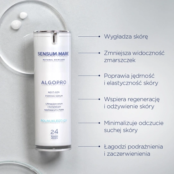 Sensum Mare Algopro ліфтингуюча сироватка зі зволожувальним комплексом з PDRN 30 мл