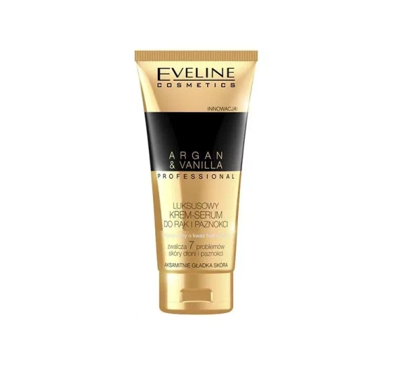 EVELINE ARGAN VANILLA КРЕМ-СЫВОРОТКА ДЛЯ РУК И НОГТЕЙ