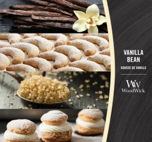 Woodwick Medium Jar Candle ароматична свічка Vanilla Bean 275 г