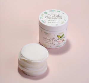 Esfolio Green Tea тонізуючі диски для обличчя з екстрактом зеленого чаю 60 шт