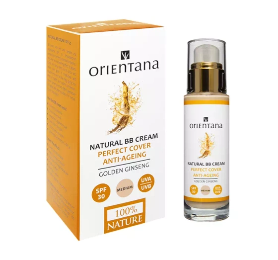 ORIENTANA НАТУРАЛЬНИЙ ОСВІТЛЮЮЧИЙ КРЕМ BB SPF30 MEDIUM 30МЛ