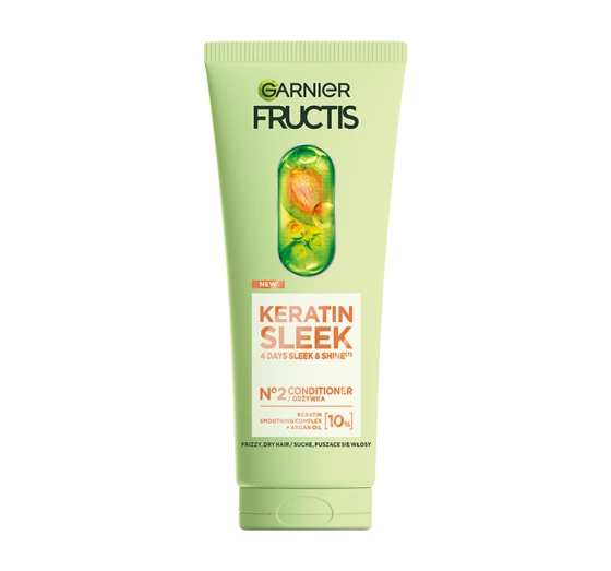Garnier Fructis Keratin Sleek кондиционер для сухих и пушистых волос 200 мл