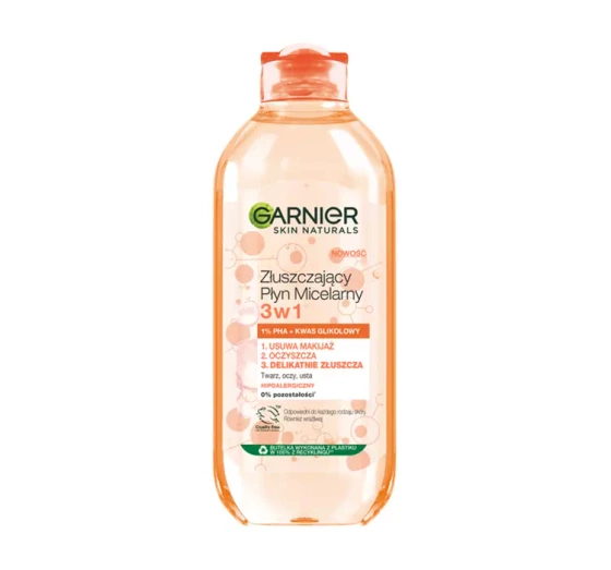 GARNIER SKIN NATURALS ВІДЛУЩУВАЛЬНА МІЦЕЛЯРНА ВОДА 3В1 400МЛ