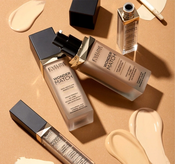 Натисніть на картинку, щоб її збільшити EVELINE WONDER MATCH РОЗКІШНИЙ РОЗГЛАДЖУЮЧИЙ ТОНАЛЬНИЙ ЗАСІБ 12 LIGHT NATURAL 30МЛ