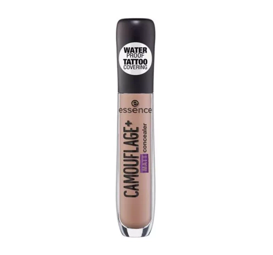 ESSENCE CAMOUFLAGE + MATT ВОДОСТОЙКИЙ МАТИРУЮЩИЙ КОРРЕКТОР 30 LIGHT HONEY 5МЛ
