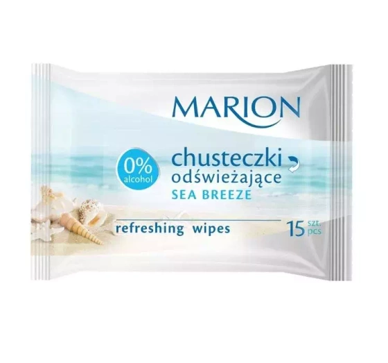MARION ОСВІЖАЮЧІ СЕРВЕТКИ SEA BREEZE 15 ШТУК