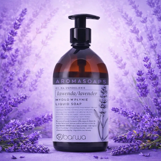 Barwa Aromasoaps заспокійливе рідке мило лаванда 500 мл