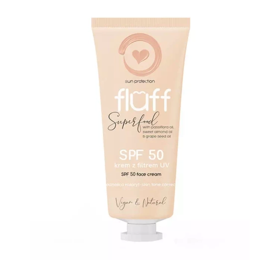 FLUFF SUN PROTECTION КРЕМ ДЛЯ ОБЛИЧЧЯ З ФІЛЬТРОМ 50 SPF 50МЛ
