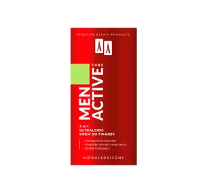 AA MEN ACTIVE CARE УЛЬТРА ЛЕГКИЙ КРЕМ ДЛЯ ЛИЦА 3В1 50МЛ