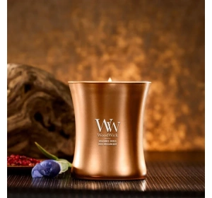 Woodwick Medium Jar Candle ароматична свічка Volcanic Orris 275 г