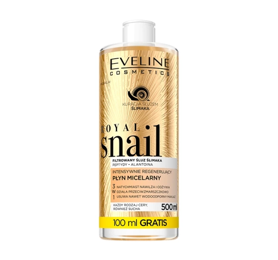 EVELINE ROYAL SNAIL ІНТЕНСИВНО ВІДНОВЛЮВАЛЬНА МІЦЕЛЯРНА ВОДА 500МЛ