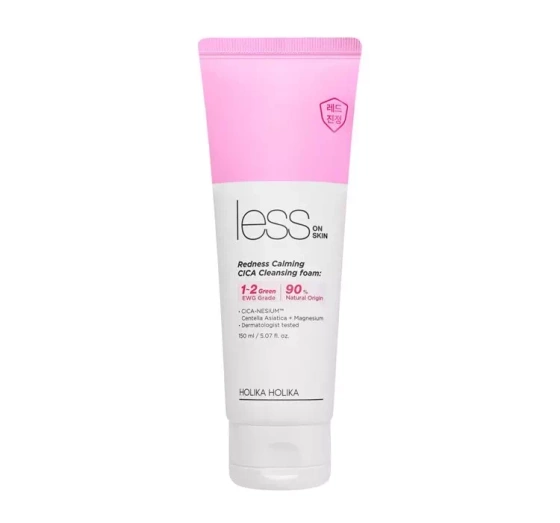 HOLIKA HOLIKA LESS ON SKIN REDNESS CALMIG CICA FOAM УСПОКАИВАЮЩЕ ОЧИЩАЮЩАЯ ПЕНА 150МЛ