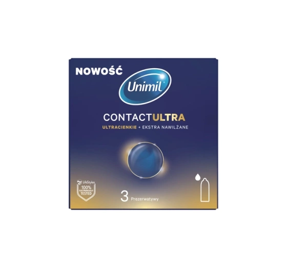 Unimil Contact Ultra ультратонкі презервативи 3 штуки