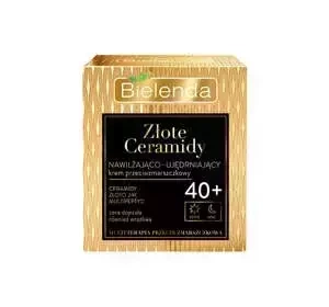 BIELENDA ЗОЛОТІ КЕРАМІДИ ЗВОЛОЖУВАЛЬНО-ЗМІЦНЮЮЧИЙ КРЕМ ПРОТИ ЗМОРШОК НА ДЕНЬ І НА НІЧ 40+ 50МЛ