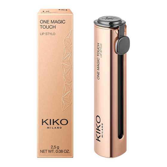 KIKO Milano One Magic Touch Lip Stylo напівматова зволожуюча помада для губ 12 Under My Spell 2,5 г